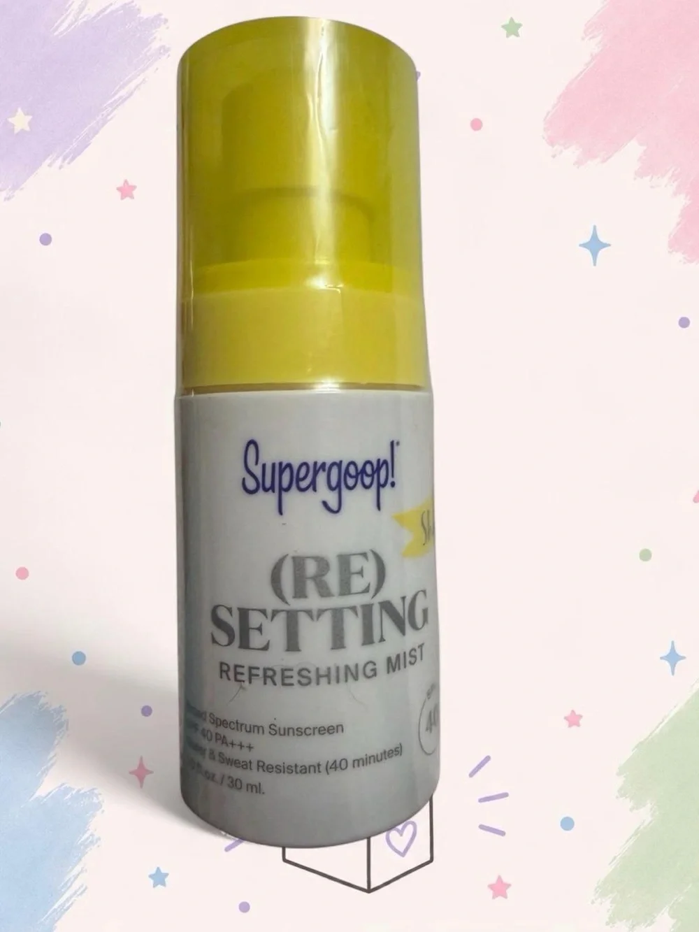 Supergoop! (RE) Setting Refreshing Mist — Yellow/White